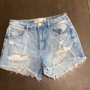 Garage denim shorts